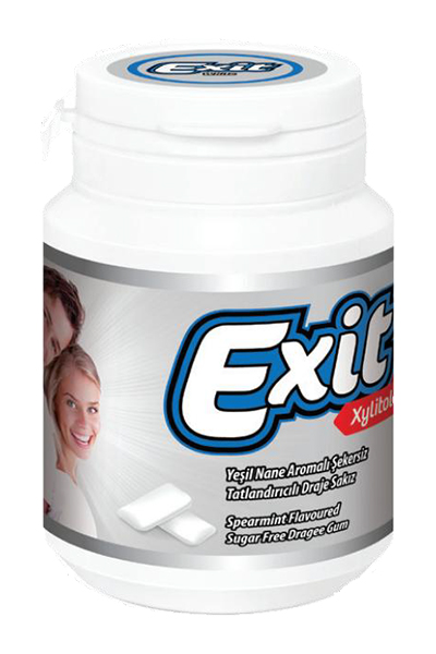 Жевательная резинка Exit White без сахара 60,8 г