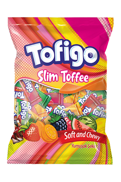Жевательные конфеты Tofigo slim 1 кг - 8 шт