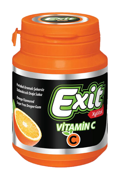 Жевательная резинка Exit без сахара Апельсин и витамин С 40 г