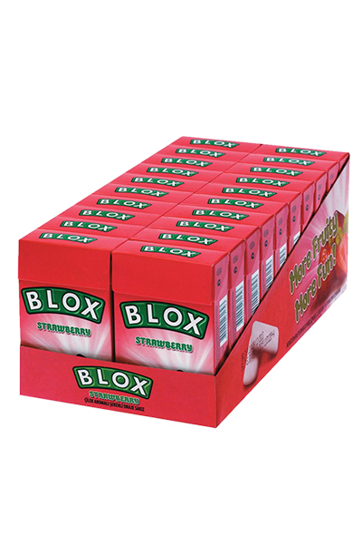 Жевательная резинка Blox 10 гр. Клубника